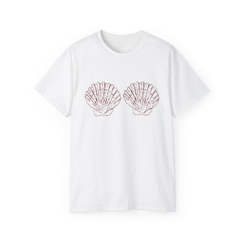 Unisex Cotton Tee - Aphrodite Divine Feminine Shell