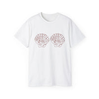 Unisex Cotton Tee - Aphrodite Divine Feminine Shell
