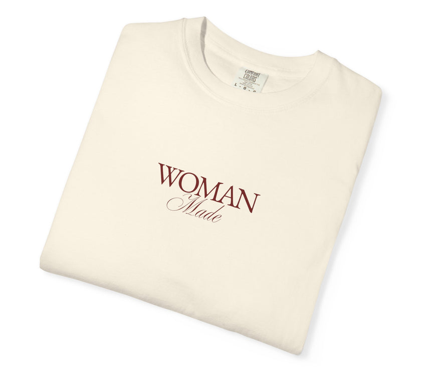 Woman Made Tee – Minimalist Feminist Statement T-Shirt