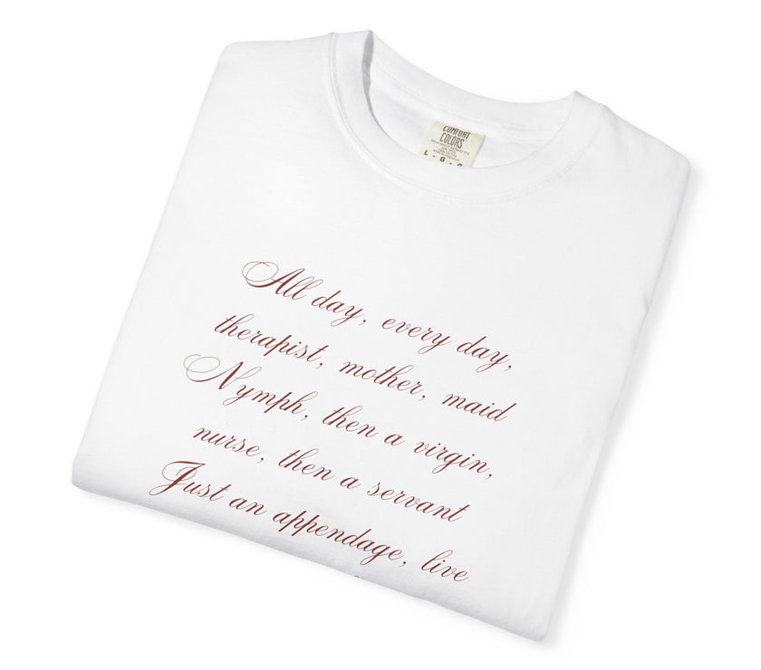 Labour Lyrics Tee | Feminine Poetic T-Shirt Inspired by Paloma Paris