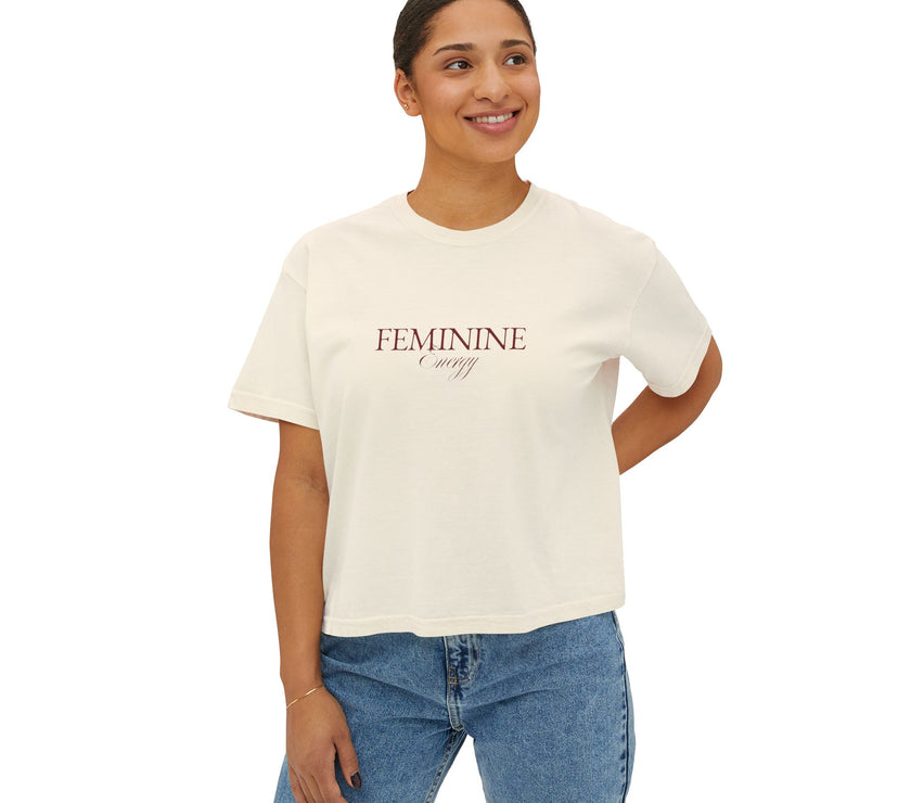 Feminine Energy Women's Boxy Tee