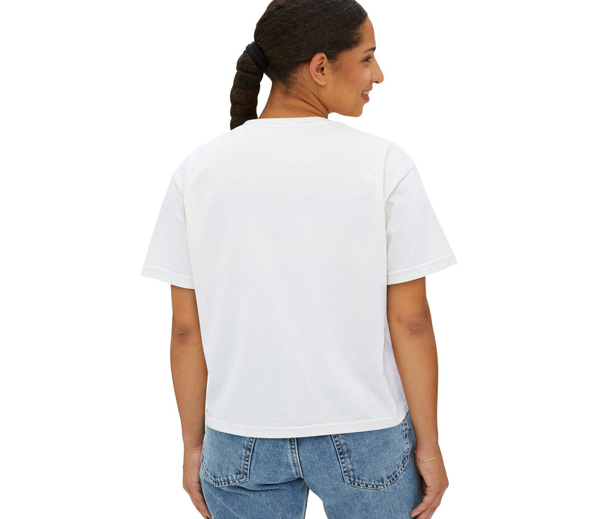 The Lover Tee - Cropped lineart tee