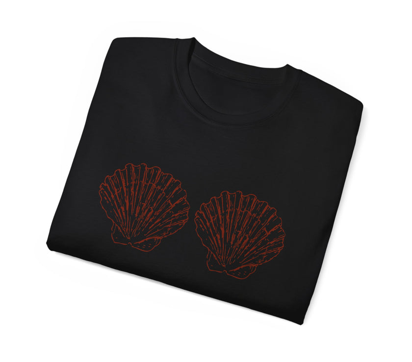 Unisex Cotton Tee - Aphrodite Divine Feminine Shell