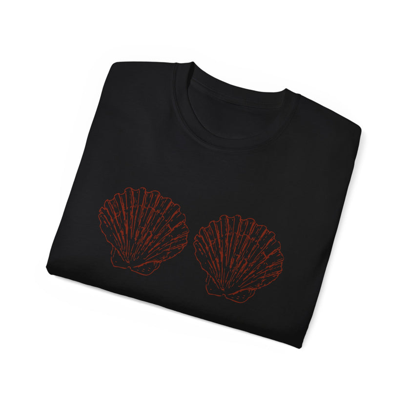Unisex Cotton Tee - Aphrodite Divine Feminine Shell