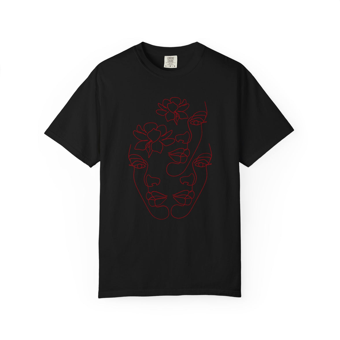 The Trinity Tee – Feminine Connection Line Art T-Shirt