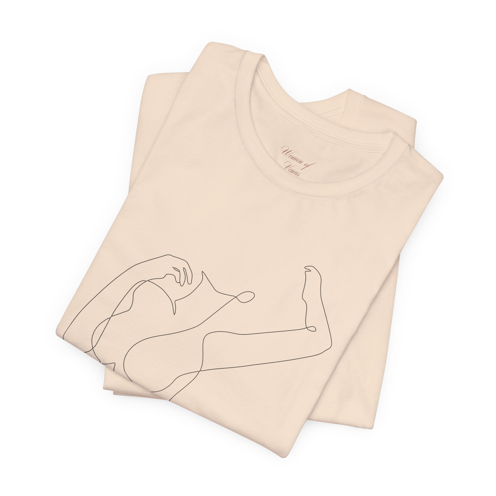 Minimal Line Art Woman Graphic Tee