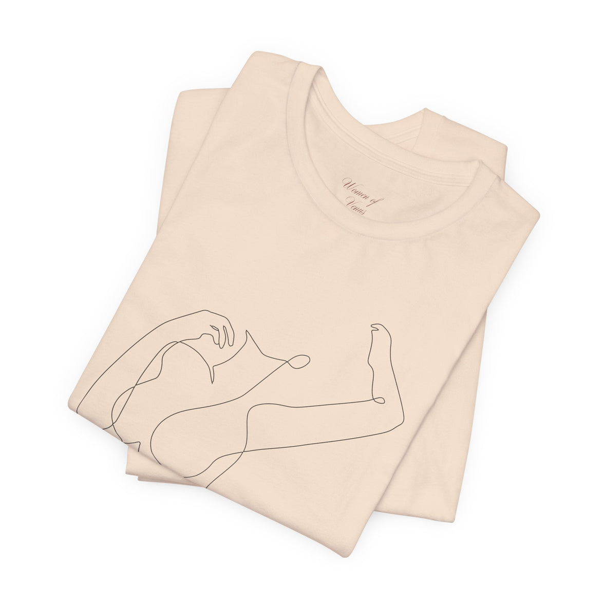 Minimal Line Art Woman Graphic Tee