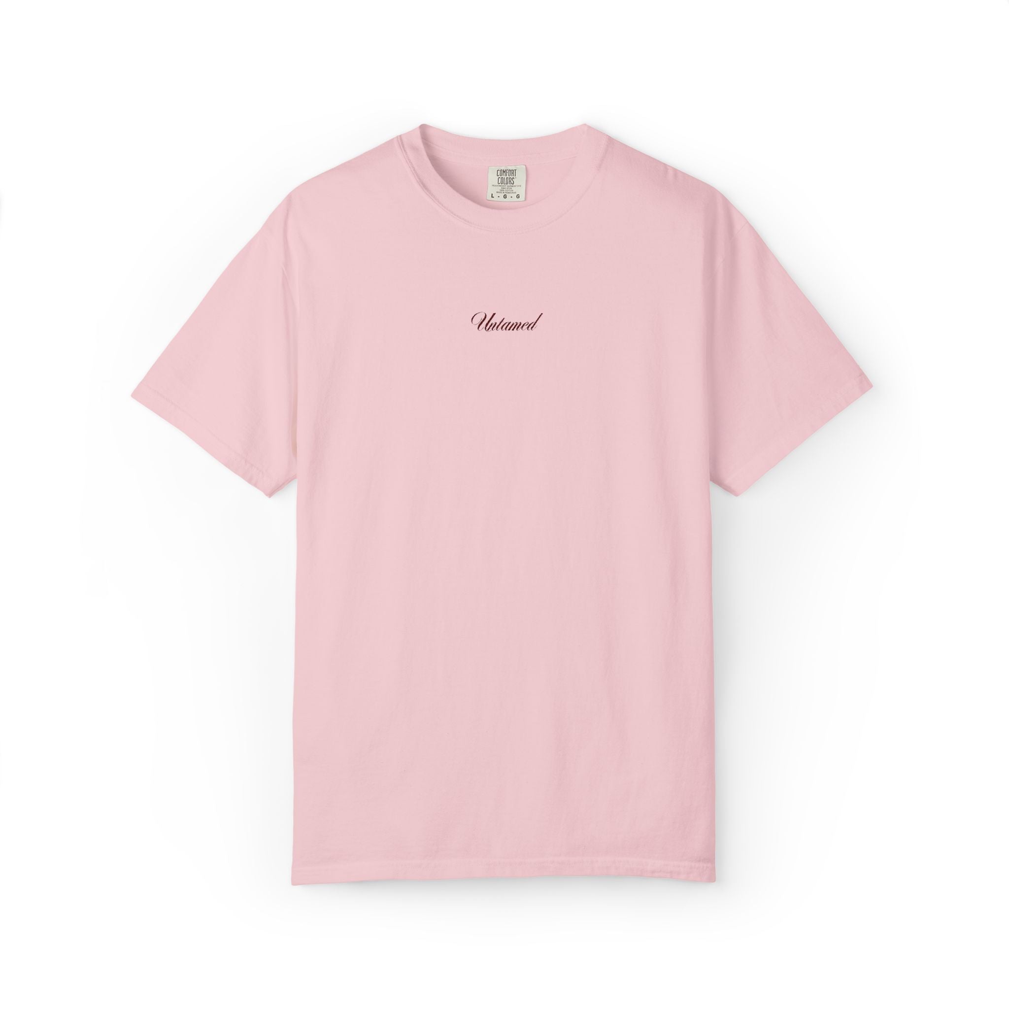 Embroidered untamed tee