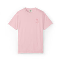 Embroidered Rose T-Shirt - Minimalist chic tee