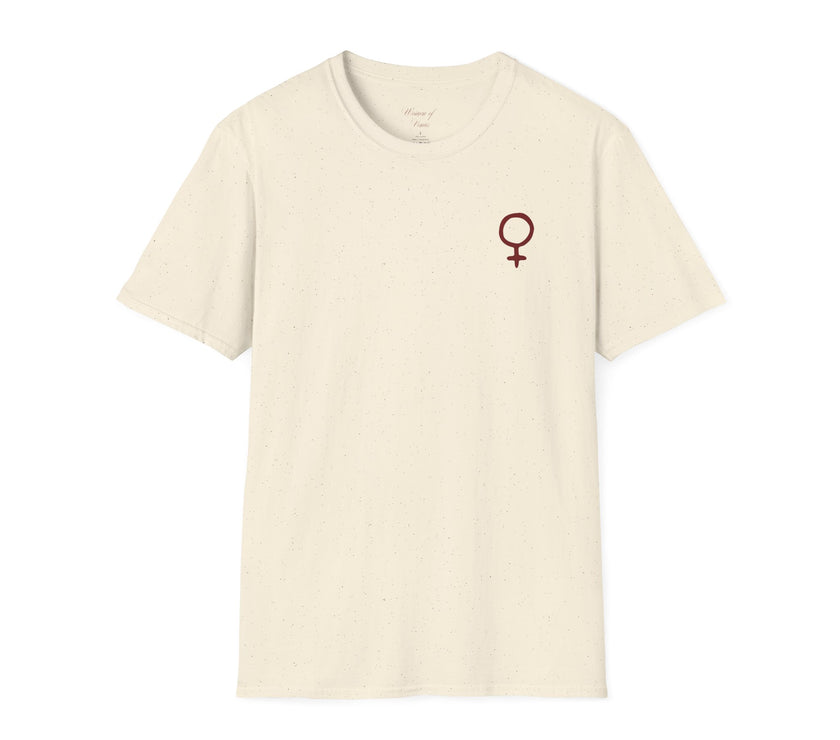 Minimal Female Symbol T-Shirt – Subtle Feminist Empowerment Tee