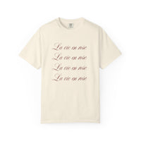 La vie en rose t-shirt - 100 % cotton