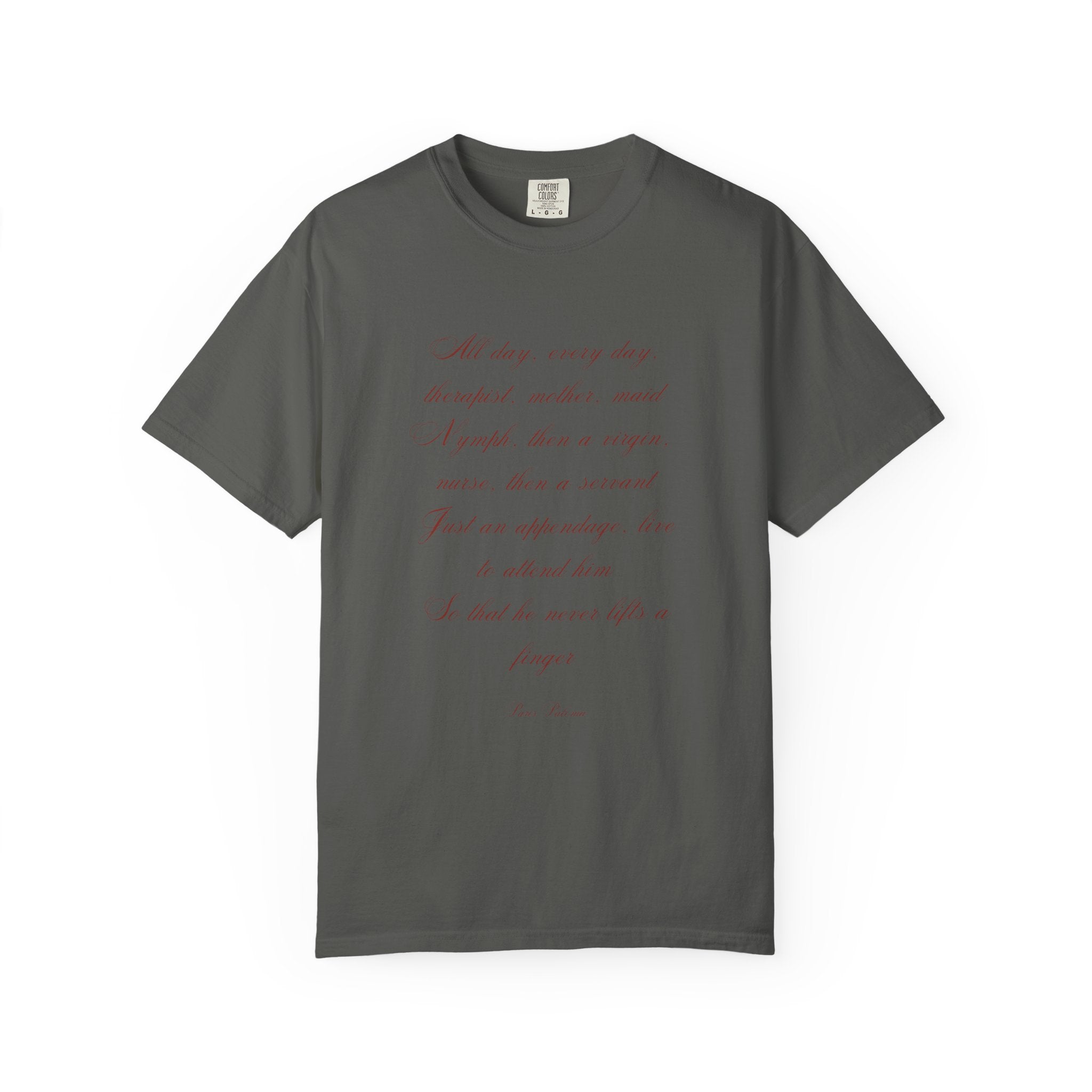 Labour Lyrics Tee | Feminine Poetic T-Shirt Inspired by Paloma Paris