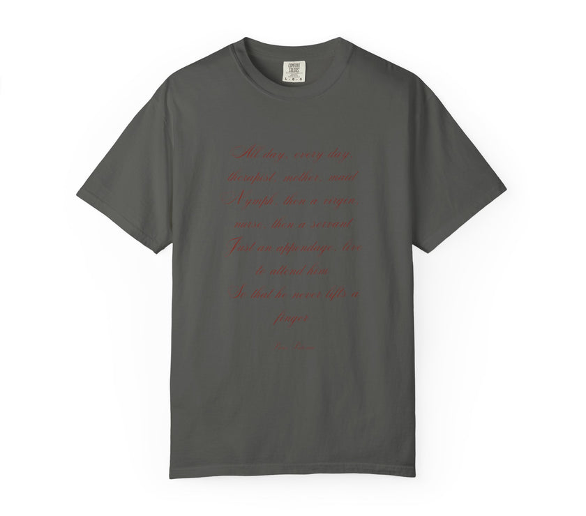 Labour Lyrics Tee | Feminine Poetic T-Shirt Inspired by Paloma Paris