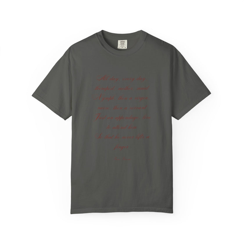 Labour Lyrics Tee | Feminine Poetic T-Shirt Inspired by Paloma Paris