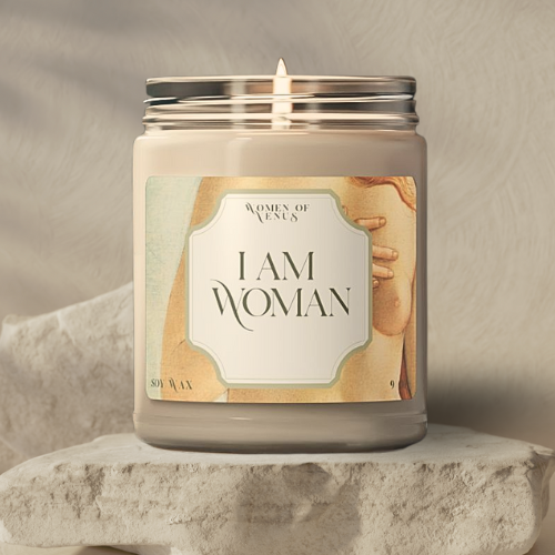I am Woman Candle