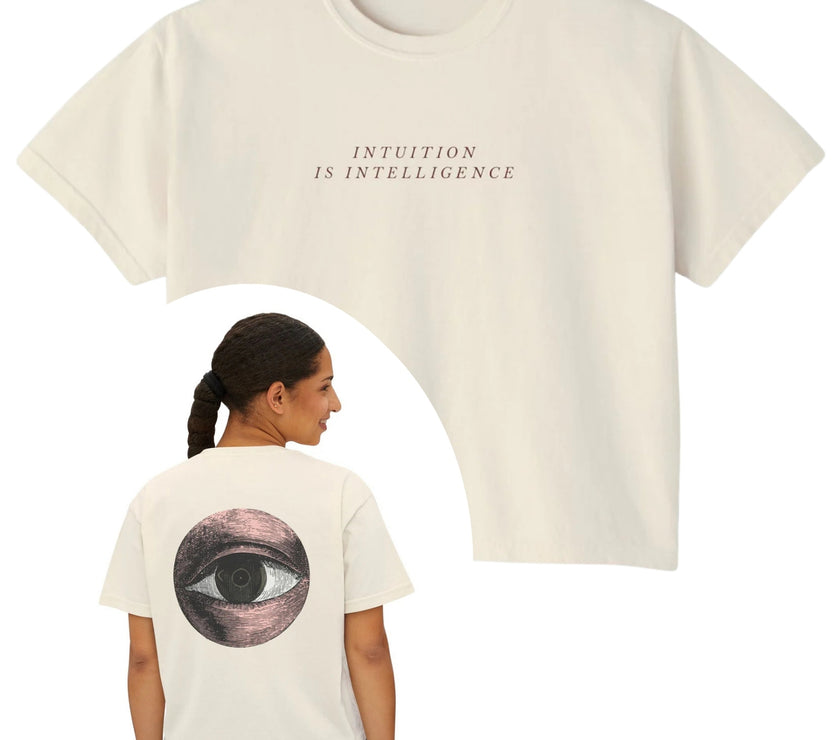 Intuition is Intelligence Boxy tee