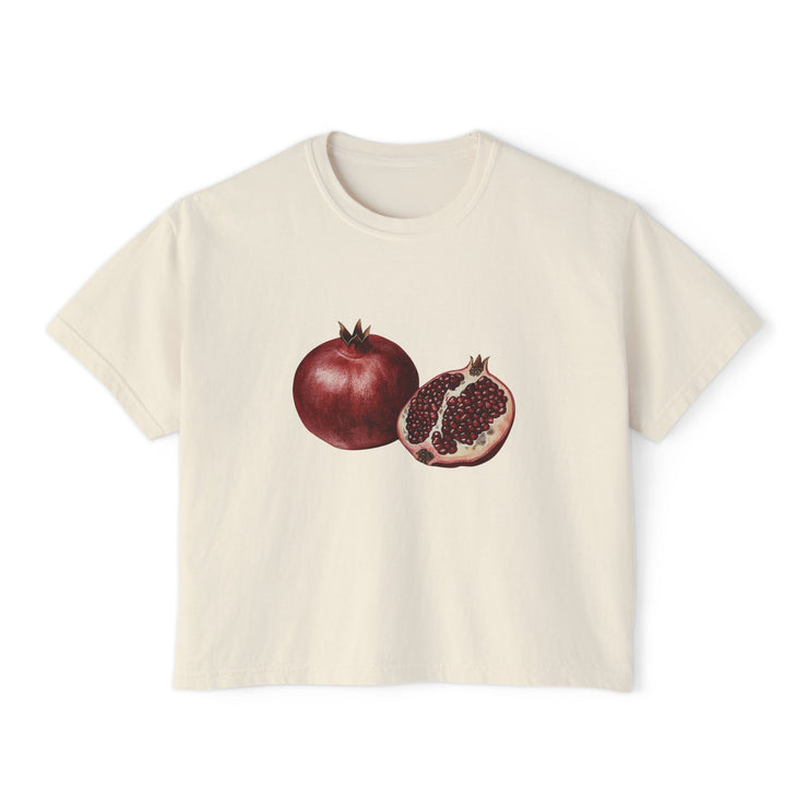 Pomegranate Boxy Tee