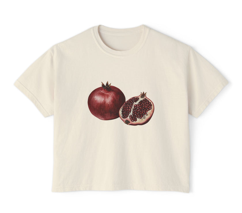 Pomegranate Boxy Tee