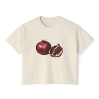 Pomegranate Boxy Tee