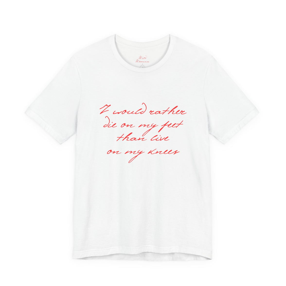 wild woman quote tee