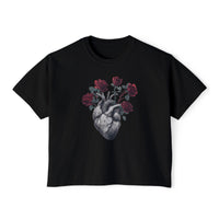 Heart Bloom Tee – Feminine Strength & Rebirth Graphic T-Shirt