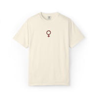 Embroidered Feminine Symbol T-Shirt