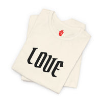 Embroidered LOVE Gothic Romantic  Tee