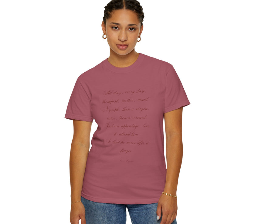 Labour Lyrics Tee | Feminine Poetic T-Shirt Inspired by Paloma Paris