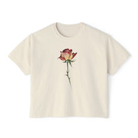The Rose Tee - Cropped Boxy tee