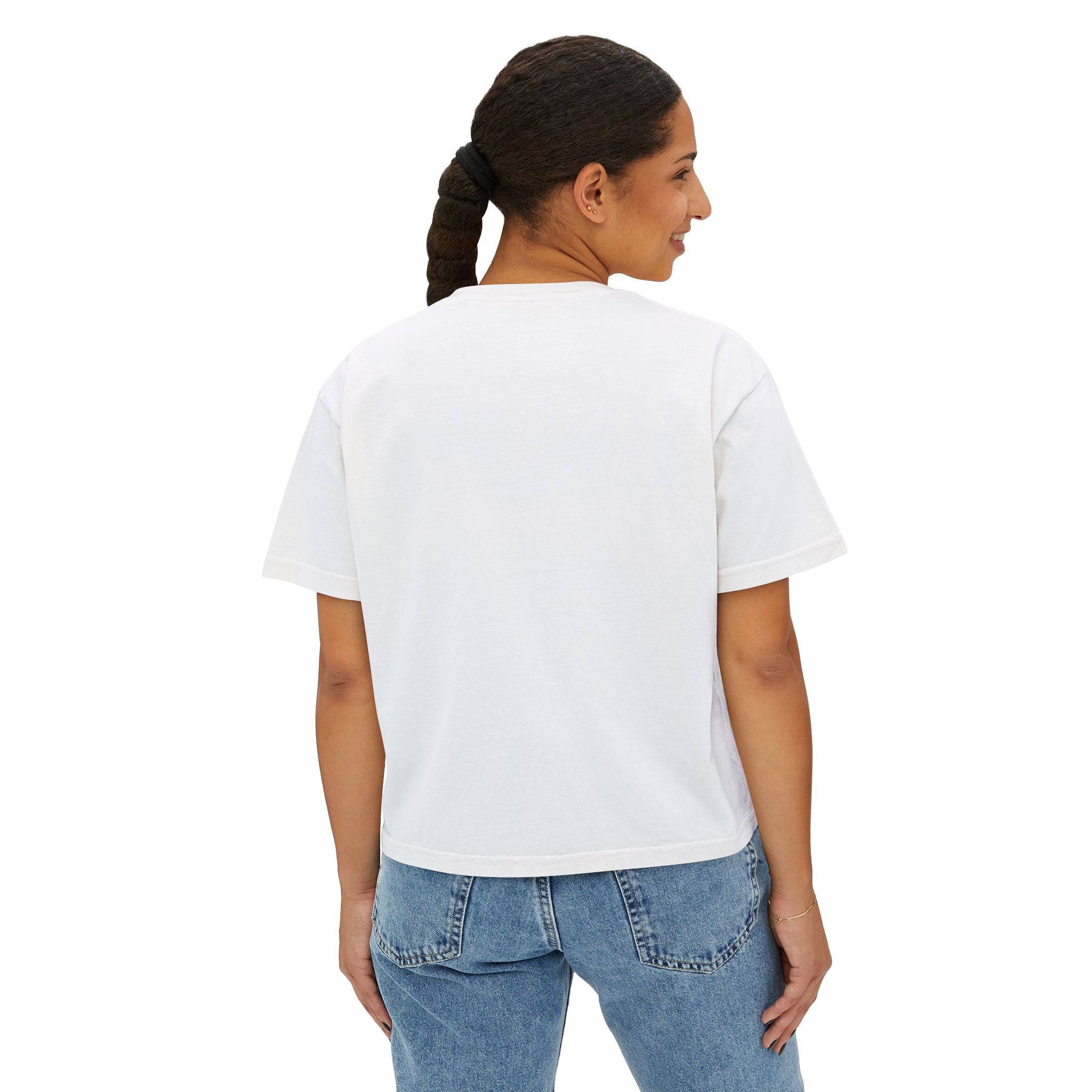 Beauty will save the world cropped tee