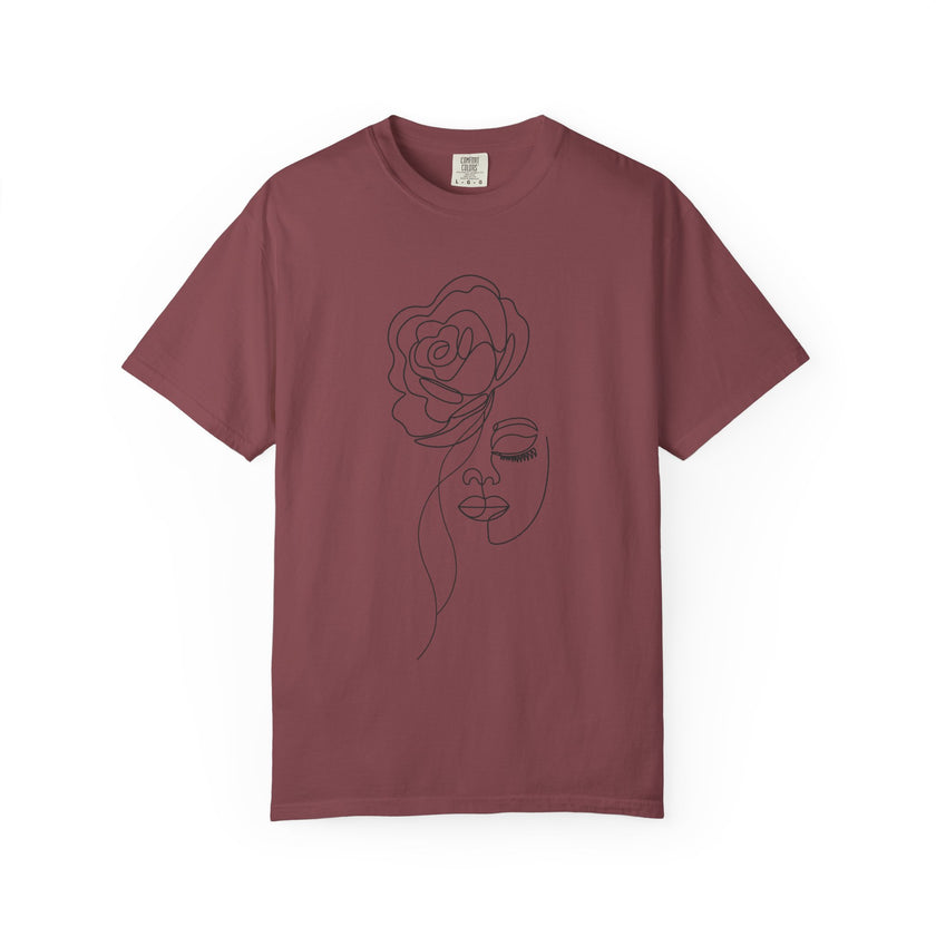 The Queen Tee – Line Art T-Shirt Celebrating the Black Woman