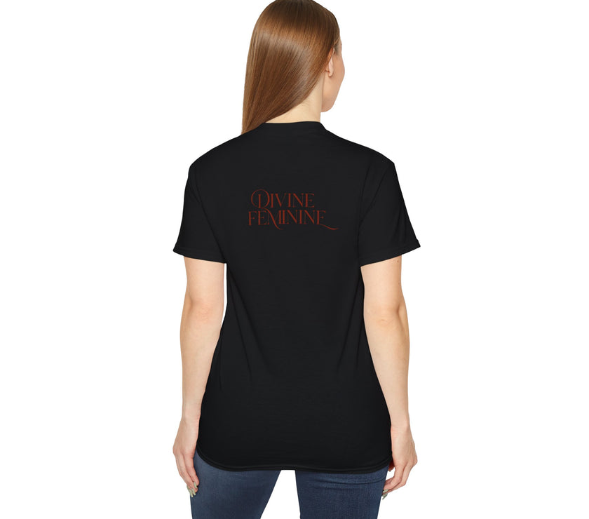 Unisex Cotton Tee - Aphrodite Divine Feminine Shell