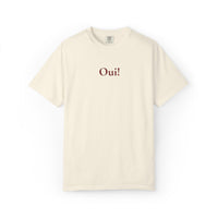 Embroidered Oui Tee | French Minimalist T-Shirt – Parisian Chic by Women of Venus