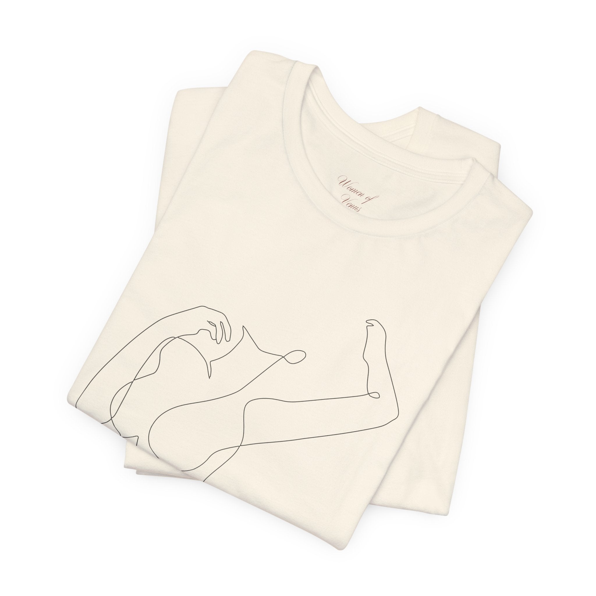 Minimal Line Art Woman Graphic Tee