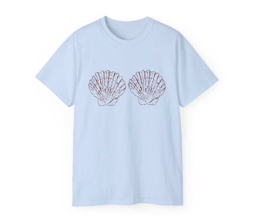 Unisex Cotton Tee - Aphrodite Divine Feminine Shell