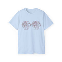 Unisex Cotton Tee - Aphrodite Divine Feminine Shell
