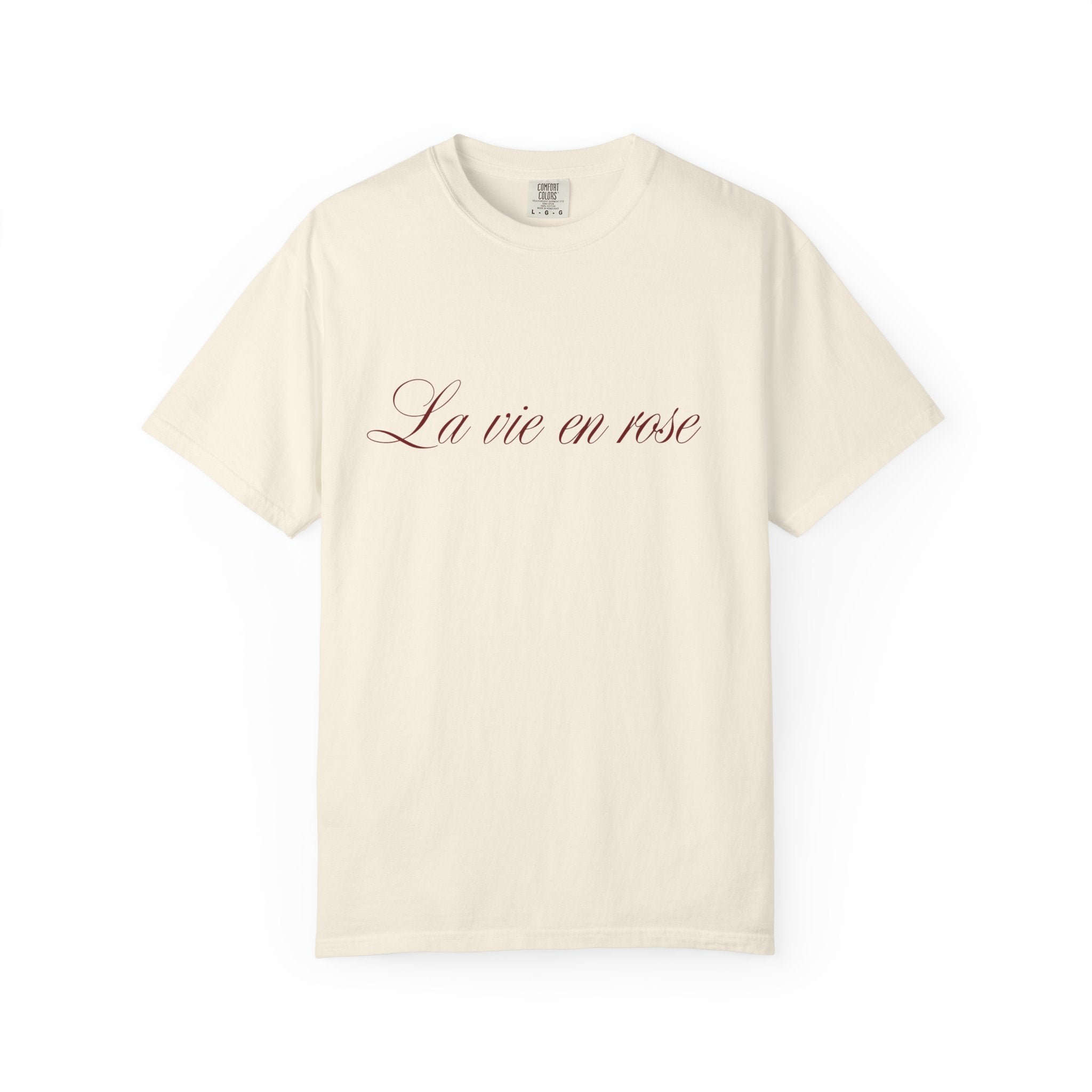 La Vie en Rose Tee  Feminine Minimalism by Women of Venus