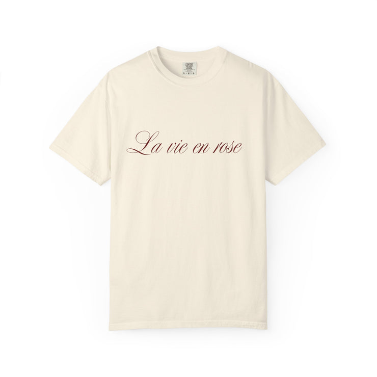 La Vie en Rose Tee  Feminine Minimalism by Women of Venus