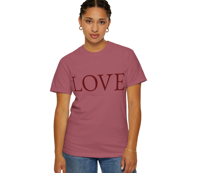 LOVE Tee | Minimalist Statement T-Shirt Celebrating Love