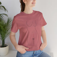 Nude Outline Graphic Tee