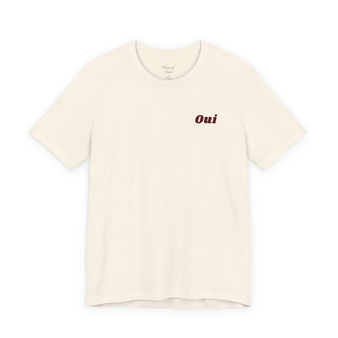 Embroidered Oui Tee