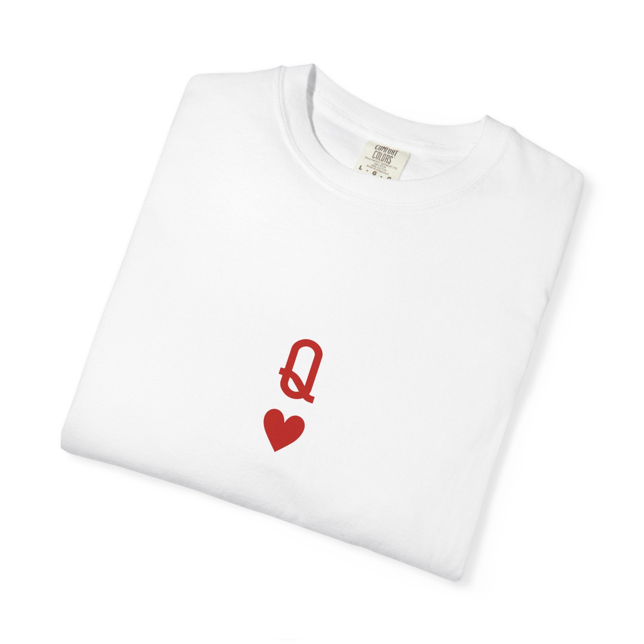 Queen of Hearts Tee — Minimalist Statement t-shirt