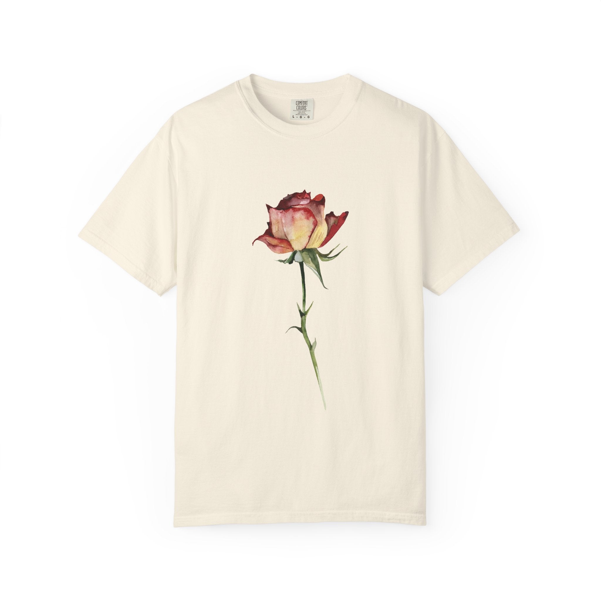 Faded Rose Tee – Vintage Feminine Graphic T-Shirt | Women of Venus