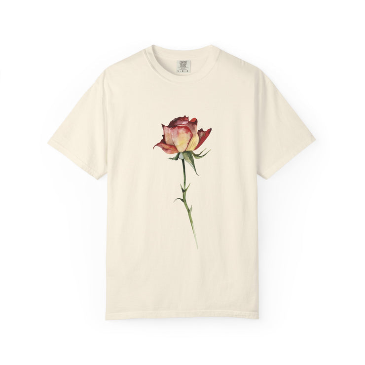 Faded Rose Tee – Vintage Feminine Graphic T-Shirt | Women of Venus