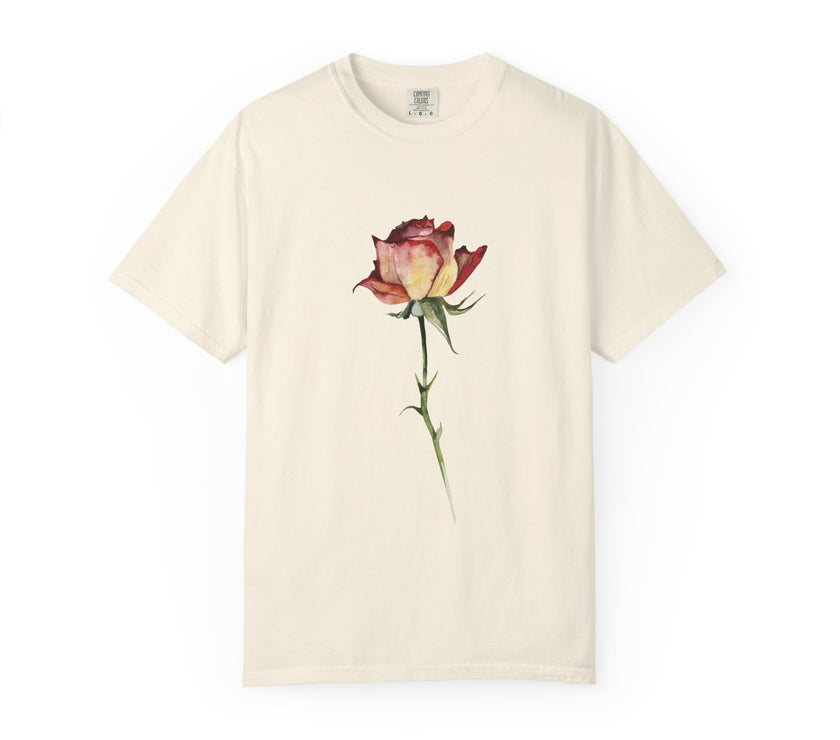 Faded Rose Tee – Vintage Feminine Graphic T-Shirt | Women of Venus