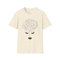 The Rose of Venus Tee – Feminine Line Art T-Shirt (100% Cotton)