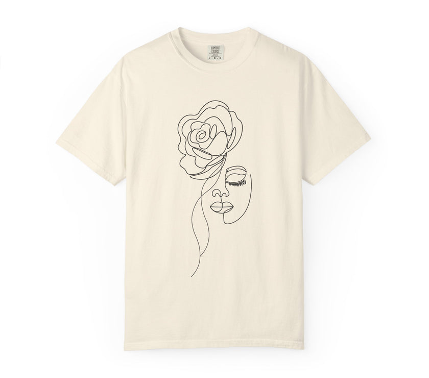 The Queen Tee – Line Art T-Shirt Celebrating the Black Woman