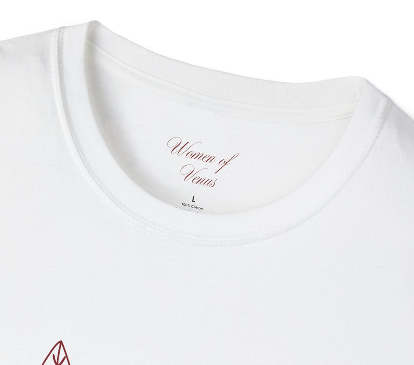 The Dreamer Tee – Minimalist Floral Line Art Softstyle T-Shirt