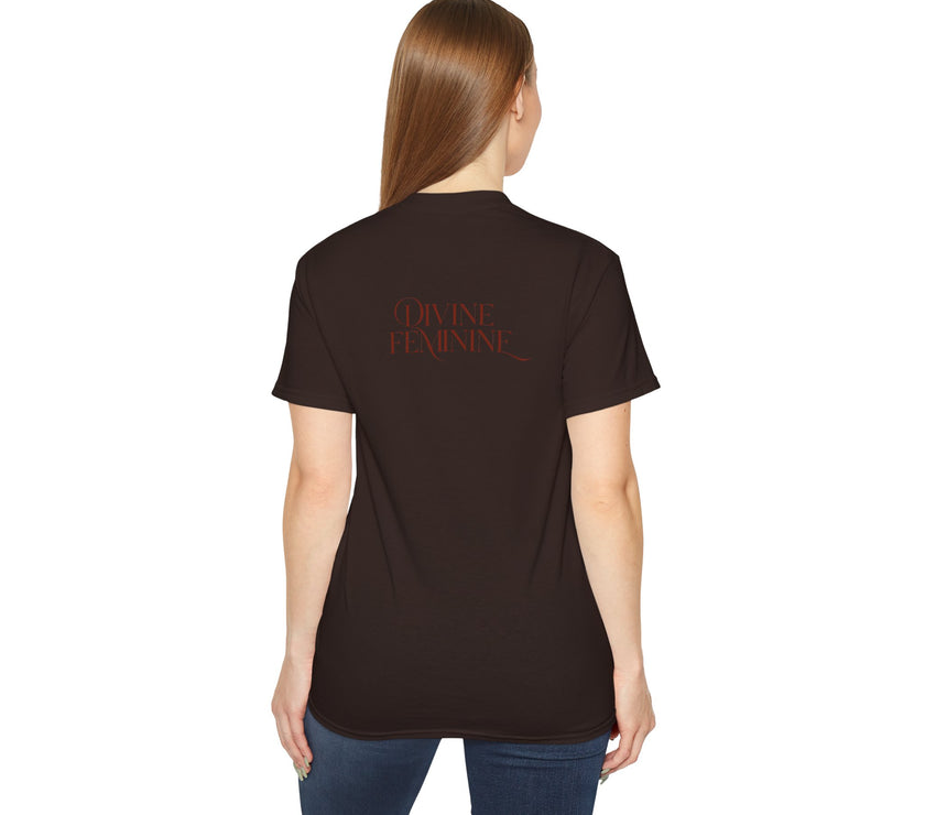 Unisex Cotton Tee - Aphrodite Divine Feminine Shell