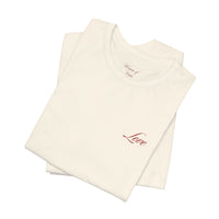 Embroidered Love Tee